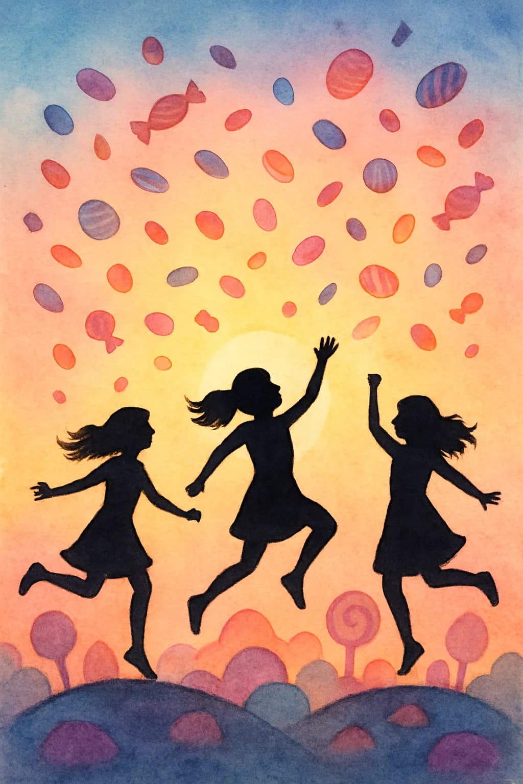 Illustration for the chapter O reino dos doces